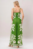 PALAZZO MUSE GREEN JUMPSUIT
