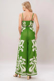 PALAZZO MUSE GREEN JUMPSUIT
