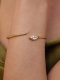 Marquise Crystal Cuff Bracelet