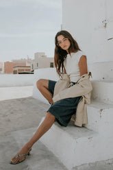 Maggie Knit Top in White