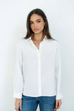Tacie Button Up in White
