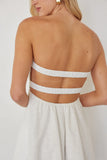 Mairella Twist Front Eyelet Mini Dress