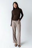 Benny Textured Top in Brown