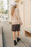 Ashley Knit Sweater in Taupe FINAL SALE