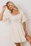 Parker Embroidered Mini Dress