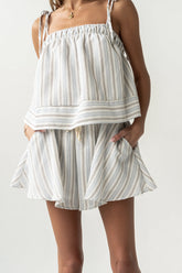 Harlie Striped Shorts