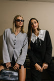 Kalani Collared Blazer in Black