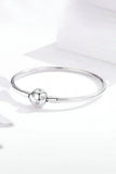Star Bangle Bracelet In Sterling Silver