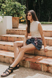 Morgan Striped Shorts