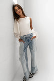 Alice Patchwork Wide Leg Jeans FINAL SALE