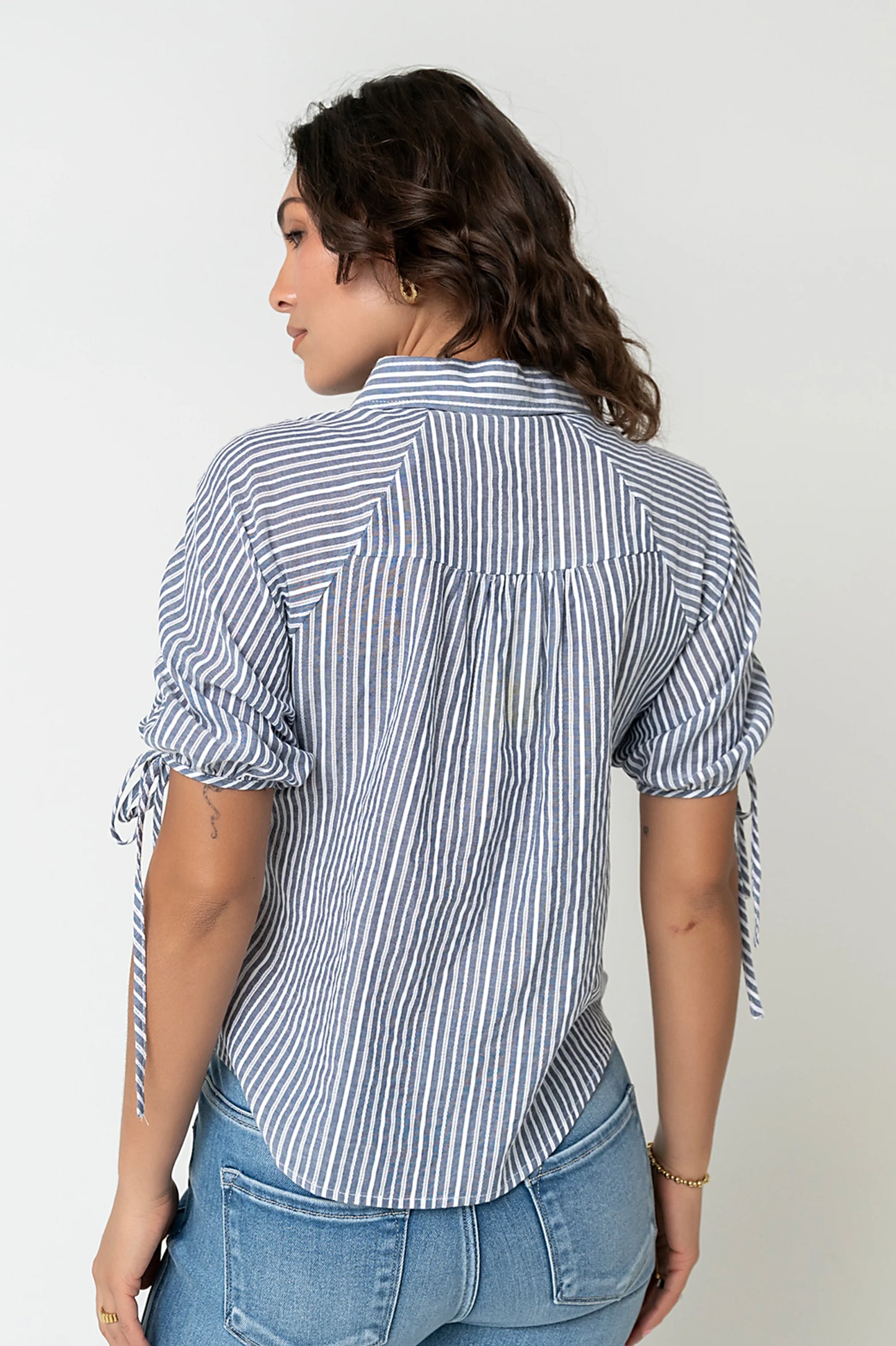 Kylen Striped Button Up