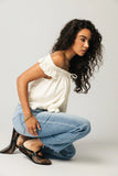 Theo Cropped Wide Leg Jeans FINAL SALE