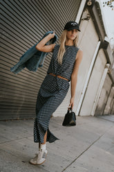 Baylor Plaid Midi Skirt