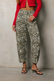 Lisette Barrel Jean in Leopard FINAL SALE