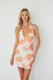 Alaya Floral Bodycon Mini Dress