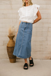 Marina Denim Skirt FINAL SALE