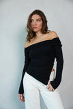 Kate Asymmetrical Sweater Top