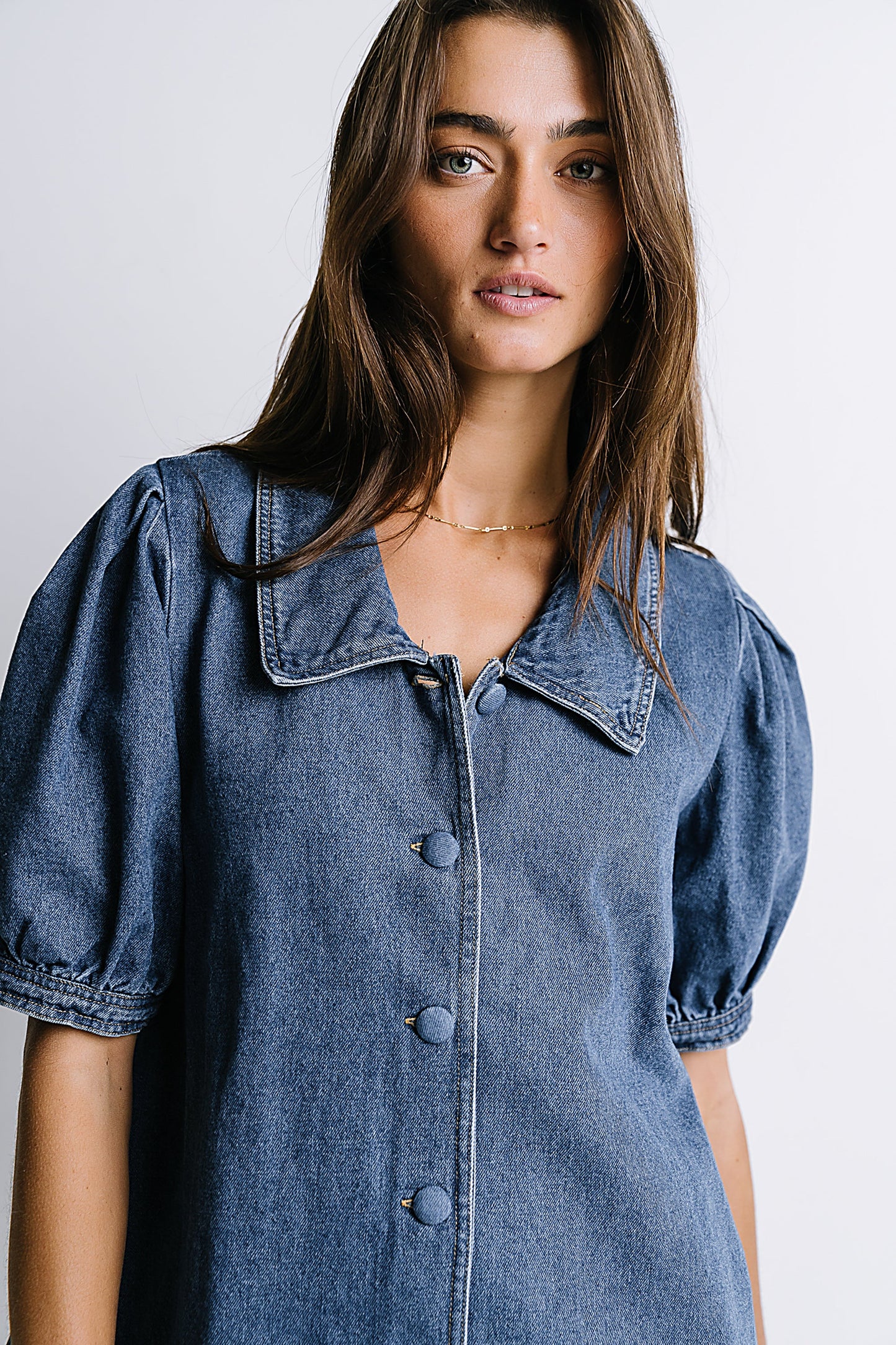 Lola Denim Baby Doll Dress FINAL SALE