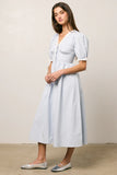 Romy Lace Trim Midi Dress FINAL SALE