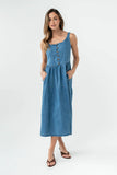 Jacklyn Denim Midi Dress