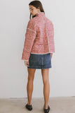 Kadee Quilted Jacket in Burgundy FINAL SALE