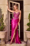 Darylanna Gown Strapless Corset Evening Dress