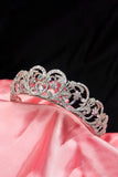 Silver Rheinstone Rhodium plated Princess Tiara
