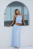 Kehlani Ruching Maxi Skirt