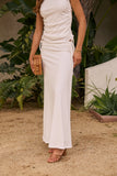Freda Maxi Skirt in White