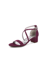 Open Toe Hollow Out Chunky Heels