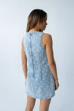 Elizabeth Floral Denim Mini Dress
