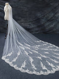 Vintage Floral Lace Cathedral Veil Bridal Veil Wedding Veil