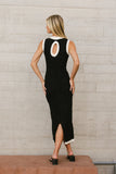 Xavia Knit Maxi Dress in Black FINAL SALE