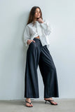 Joey Pleated Pants in Black