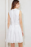 JOVIE WHITE EYELET MINI DRESS