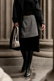 Trinity Mini Skirt in Grey