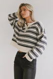 Kamryn Striped Knit Top FINAL SALE