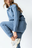 Patricia Barrel Sweatpants in Blue FINAL SALE