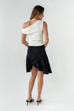 Susanna Asymmetrical Top in White