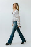 Vale Smocked Blouse in Mocha FINAL SALE