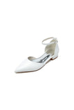 Simple Ankle Strap Buckle Kitten Heels