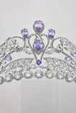 Gold Cubic Zirconia Bridal Tiara