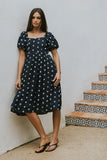 Tara Embroidered Midi Dress