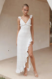 Orlean Ruffle Maxi Dress