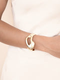 Open Abstract Cuff Bracelet