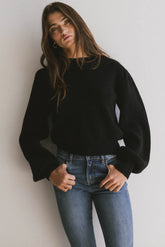 Amber Knit Sweater in Black FINAL SALE