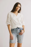 Chelsea High Rise Denim Shorts