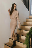 Ulrich Sweater Dress in Tan FINAL SALE