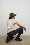 Vinnie Muscle Tee in Beige