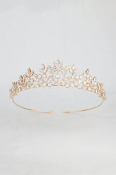 Gold Zirconia Queen Crown